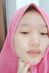 Andini show no masker